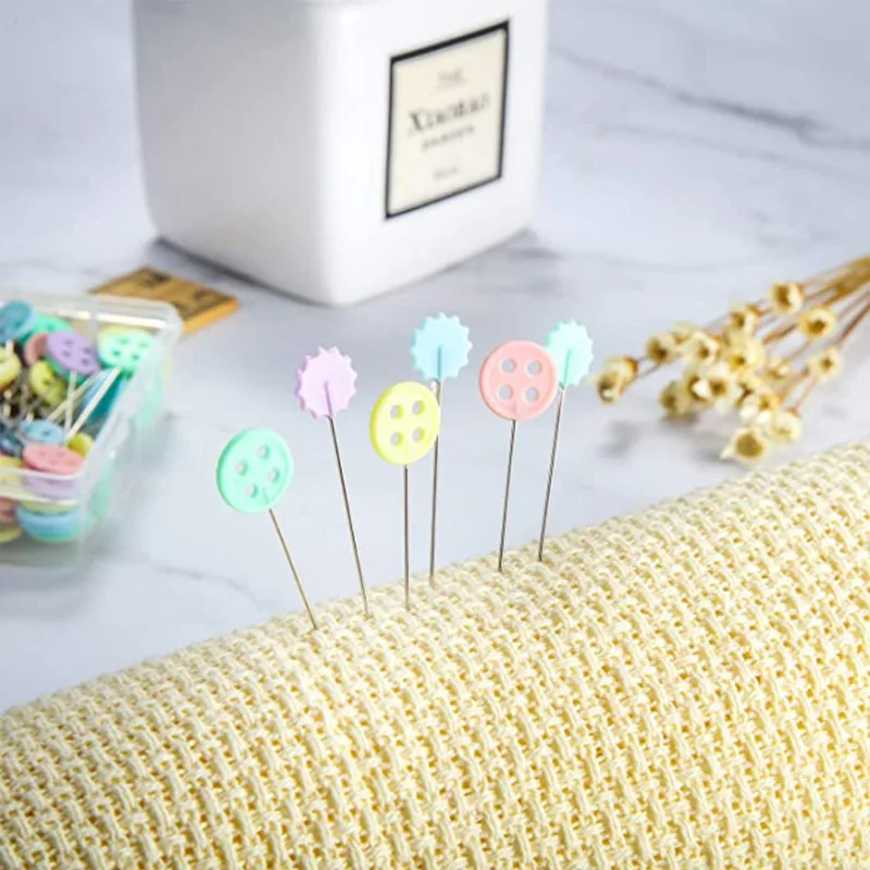 100 sztuk odzież ręczne pozycjonowanie igła w kształcie szpilki szycie haft narzędzia do patchworku igła mocująca Handmade DIY akcesoria
