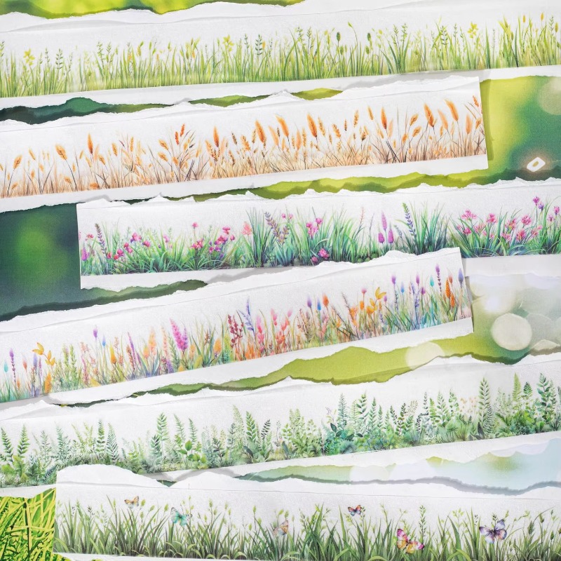 Rouleau de ruban adhésif l'horloge pour scrapbooking, autocollants recyclés, autocollants ronds adhésifs, journal intime, sable pailmétrage, manuel botanique, 30mm x 2m, 1 rouleau, 2m