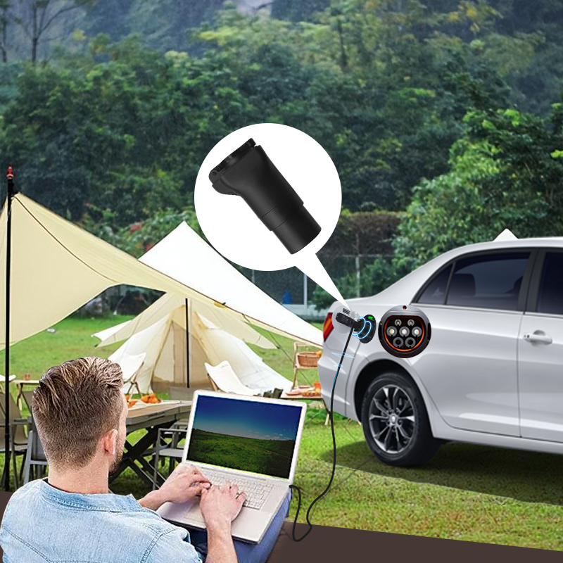 GBT V2L Portable Discharger EV Conversion Schuko Socket OEM New Energy Electric Vehicle Discharge for Outdoor Camping