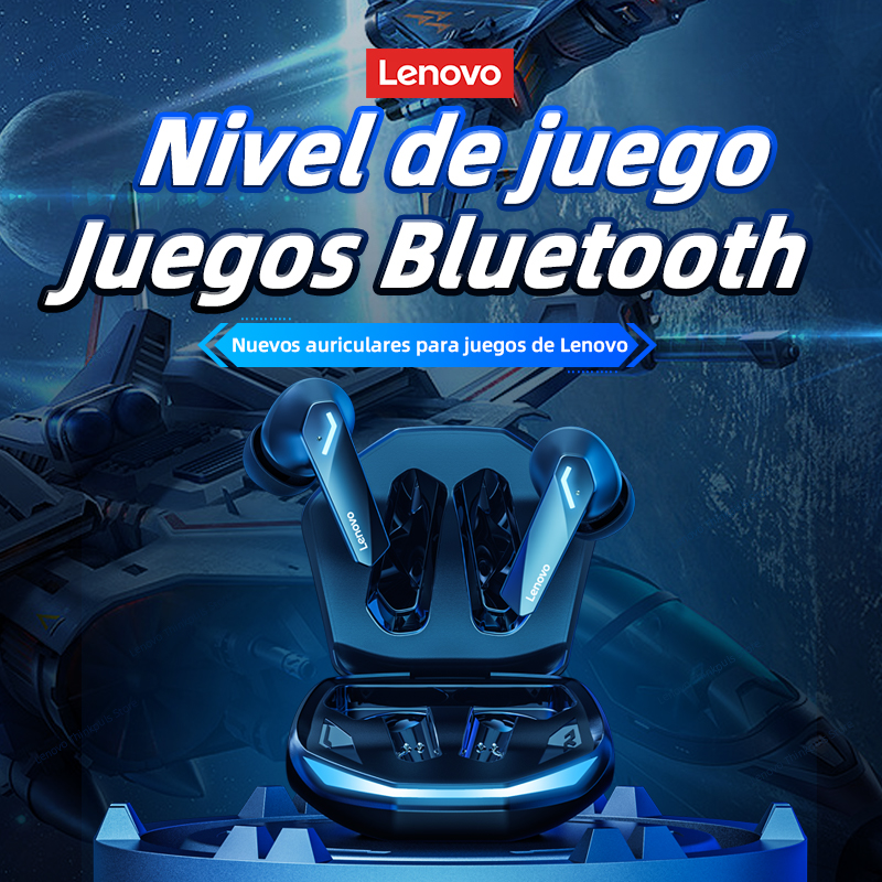 Original Lenovo GM2 Pro 5,3 auriculares inalámbricos Bluetooth auriculares de baja latencia llamada HD modo Dual auriculares para juegos con micrófono