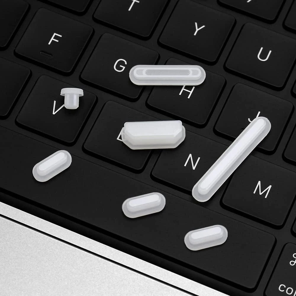 7PCS Dust Plug Cover Dirt Plug Cups Set for MacBook Pro 14/16 inch Air M3 M2 M1 A2779/A2442/A2780/A2485/A3113/A3114/A2681/A2941
