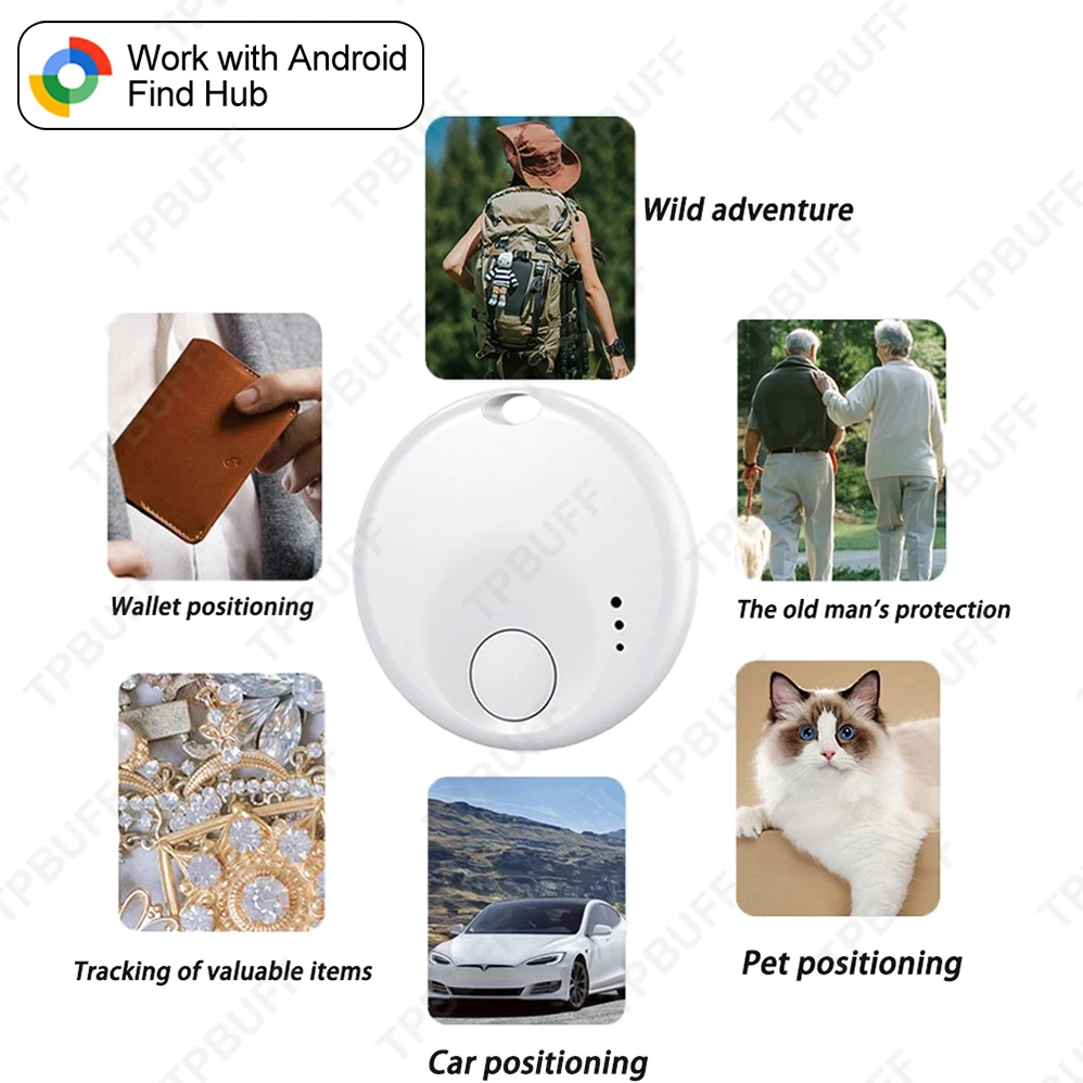 Google Find My GPS Tracker Android Inteligentne Tracker Aktywności Urządzenia Noszone Android Finder Tag Tracker Samochód Inteligentna Elektronika