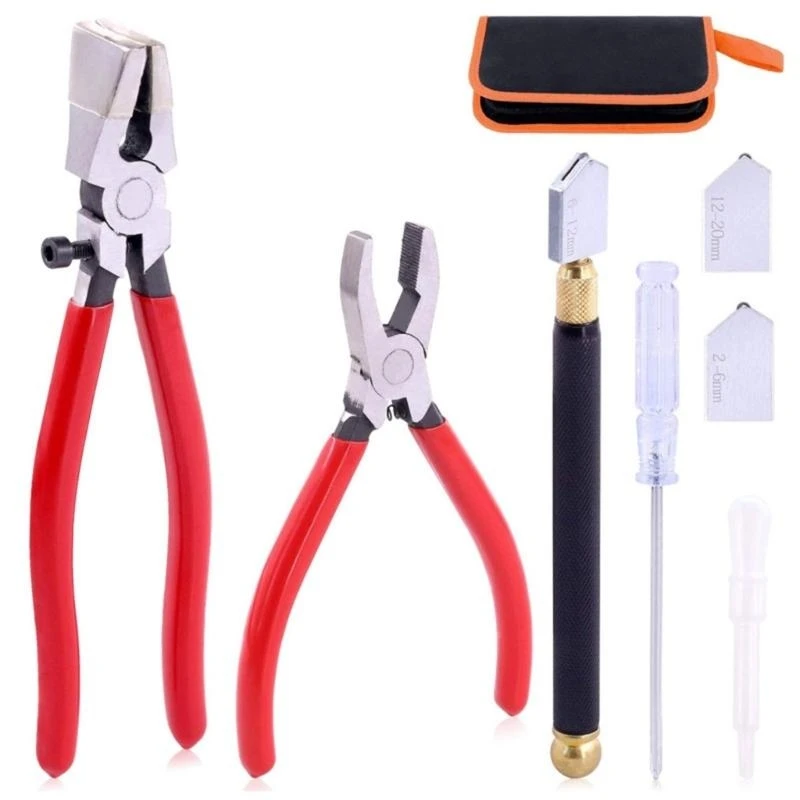 Bộ dụng cụ cắt thủy tinh Bộ dụng cụ Kính Kính Kính Kính Kiến Kính cho Kính màu .Y1QB