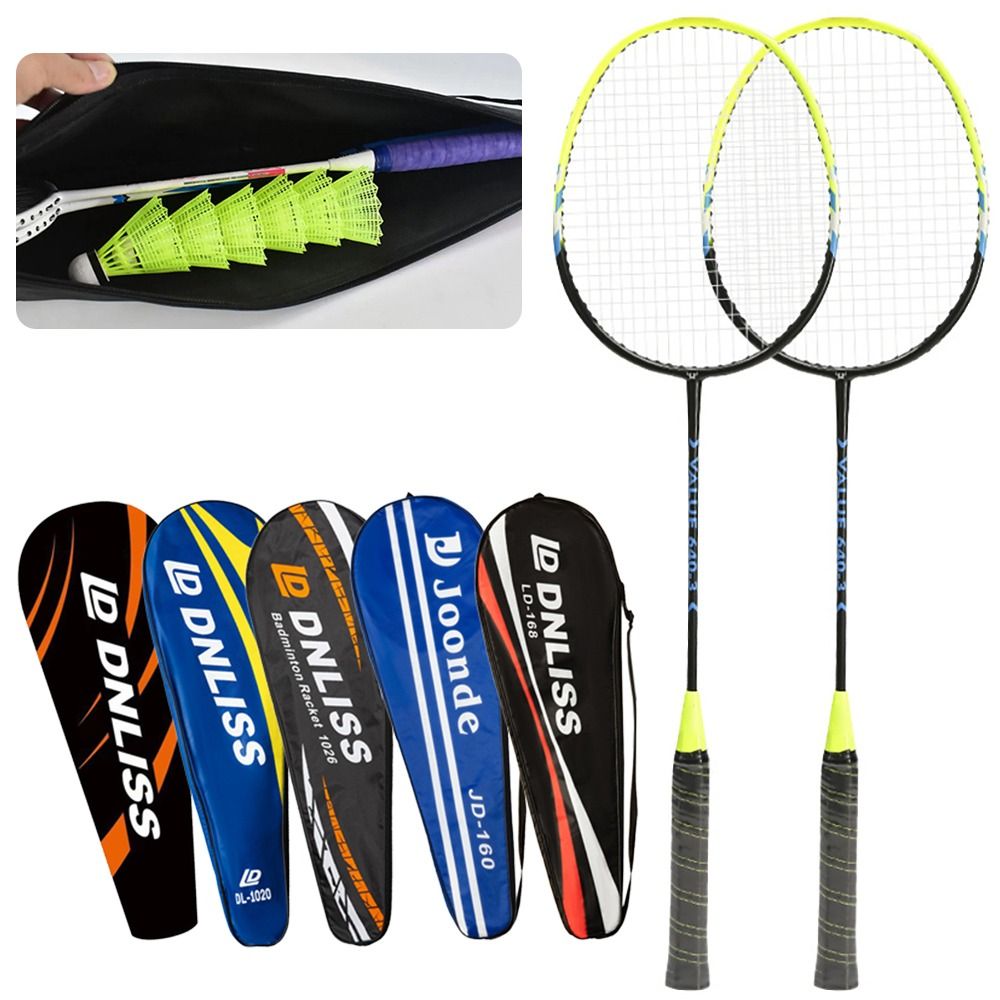 Bolsa de transporte de raqueta de bádminton, estuche de transporte completo, portador de raqueta, protección para hombres, jugadores, deportes al aire libre, Unisex
