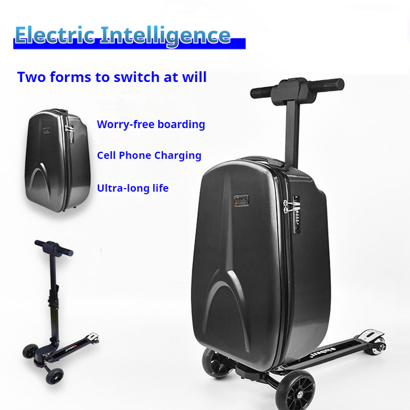 กระเป๋าล้อลากสเก็ตบอร์ดไฟฟ้า kopor perjalanan อัจฉริยะใหม่