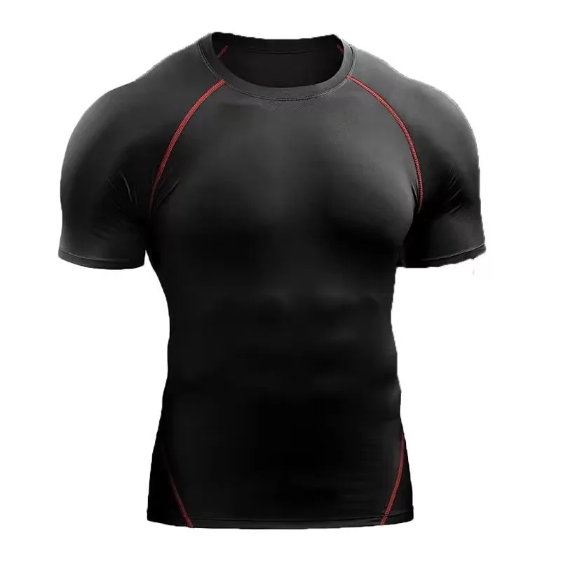 フィットネスウェア メンズ アウトドア スポーツ 速乾 半袖 Tシャツ トレーニング プロ ランニング ストレッチ タイトフィット ウェア ヨガ