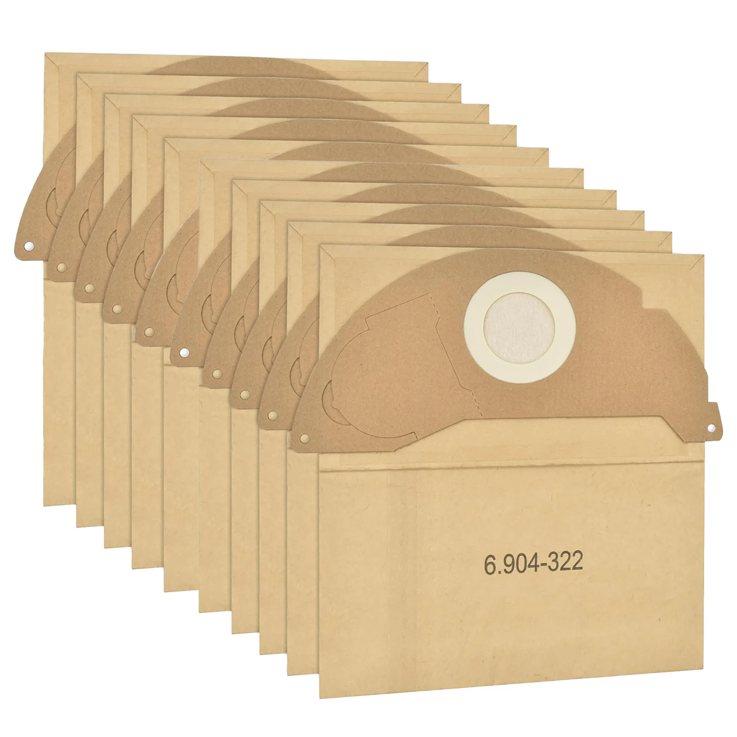 Vacuum Cleaner Bags for Kärcher WD2 MV2 WD 2.200 WD2250 A2004 A2054 A2099 6.904-322.0, Paper Vacuum Dust Bags for Karcher WD