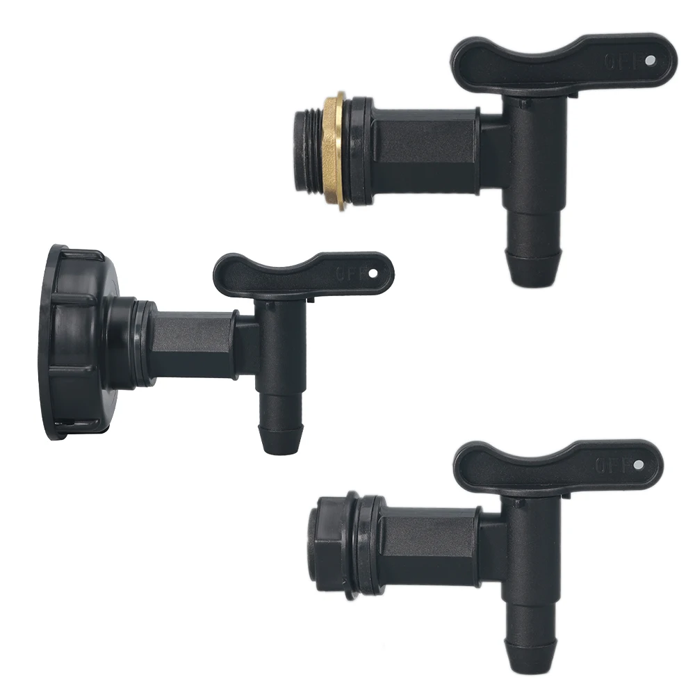 1pc 3/4 "IBC 탱크 탭 어댑터 거친 스레드 정원 물 탱크 수도꼭지 3/4" 호스 황동 교체 커넥터 밸브