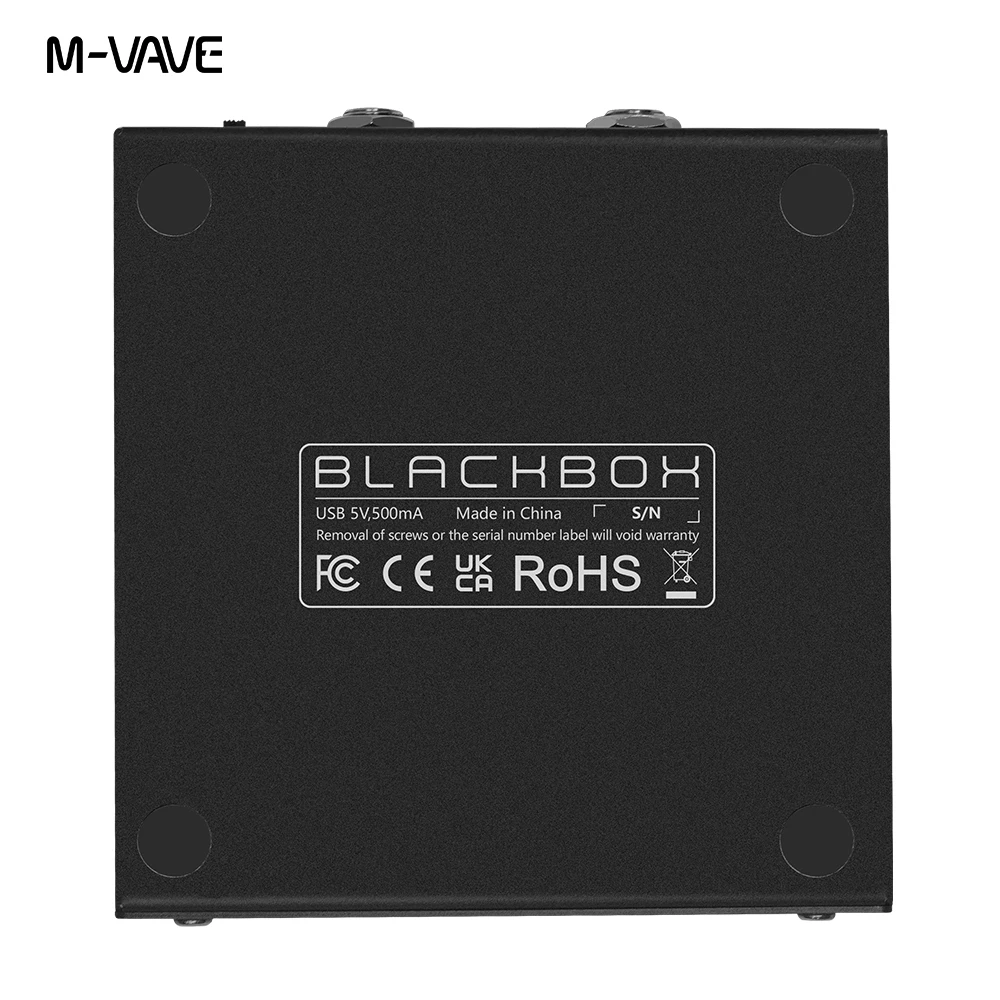 M-VAVE Blackbox Guitar / Bass AMP Modeler Multi Effects Processor Rechargeable for Electric Guitar Bass Strings Instrument Parts