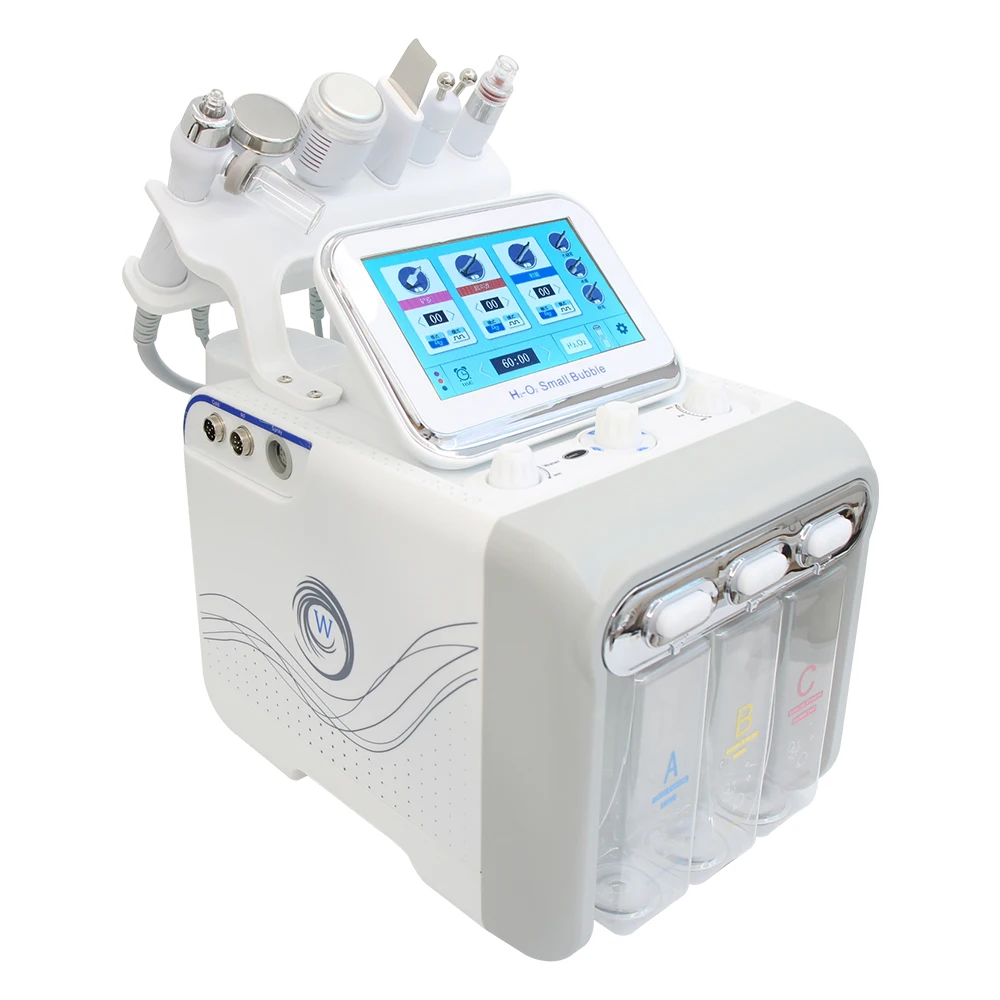 酸素ジェット機,酸素スプレー機,フェイスマシン,リフティング,ダーマブレーション,スキンケアデバイス,美容洗浄,スパ,6 in 1