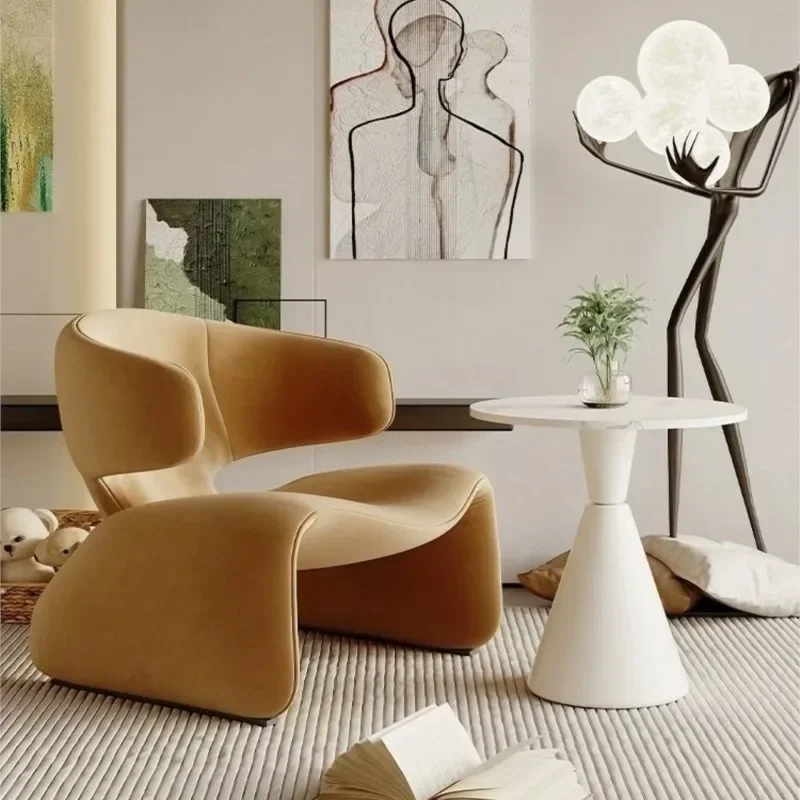Designer Creative Single Sofa Chair for Negotiation Table and Chairs Leisure Sofa Rest Area Hotel