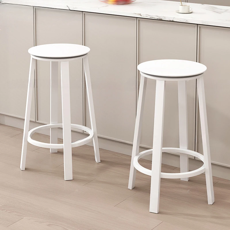 Respaldo para silla de Bar al aire libre, taburetes de cocina baratos para mostrador, barbería transparente, altura giratoria de hierro, alta ajustable, mediados de siglo