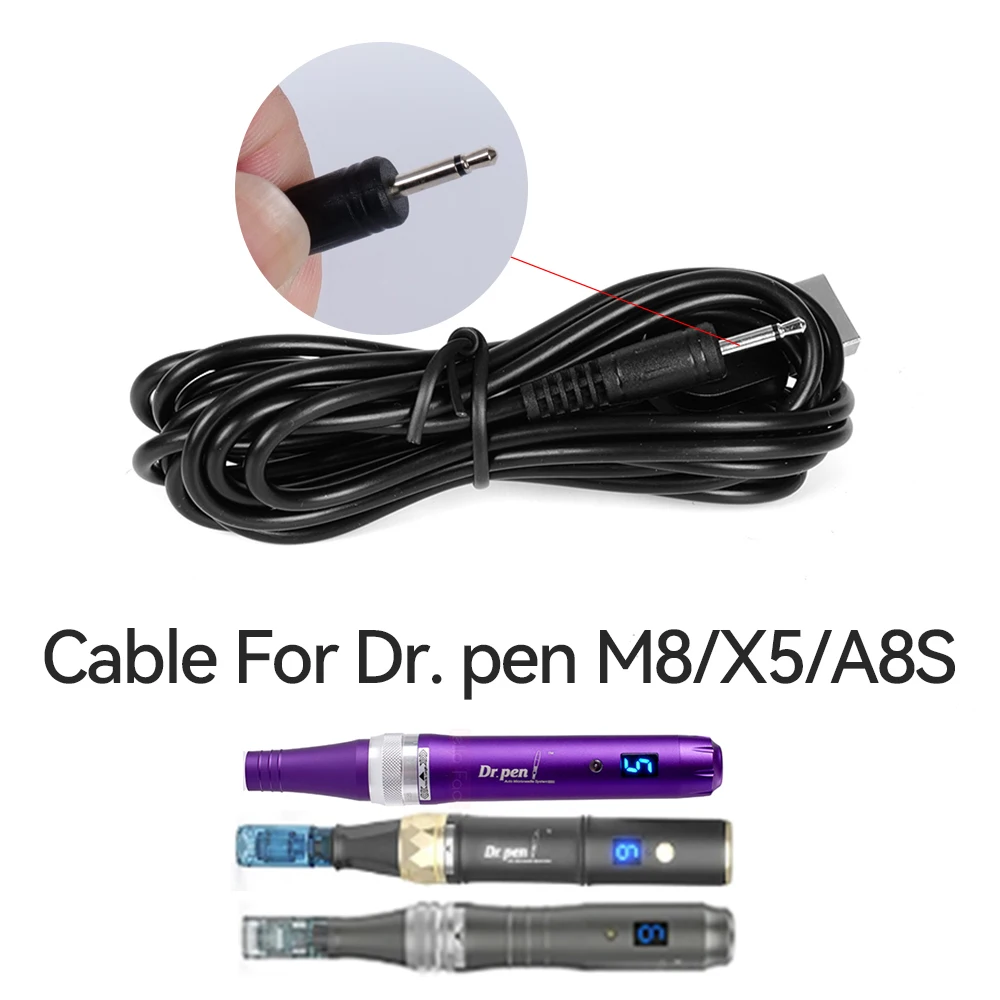 Original Dr. Stift-AC/DC-Adapter oder Kabel für Dr. Pen A8S M8 M8S A6 A10 A9 A1 A7 M5 M7 N2 MYM E30 A6S H2 H3 Q2 Derma-Stiftstecker