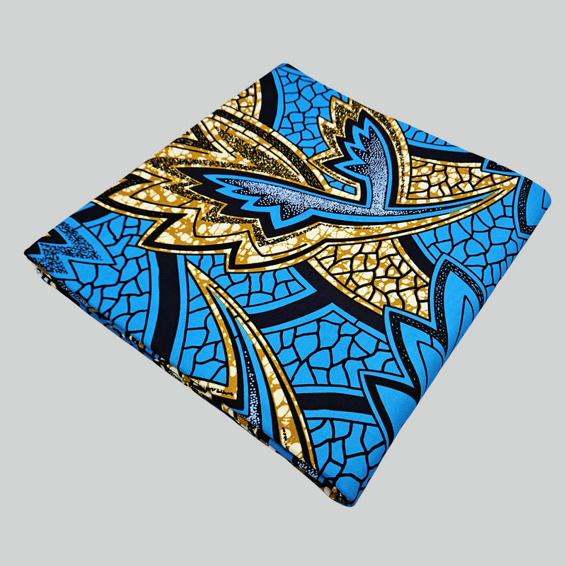 Seleção de tecido estampado em bloco de cera verdadeira cera holandesa 100% algodão têxtil, tecido batik nigeriano