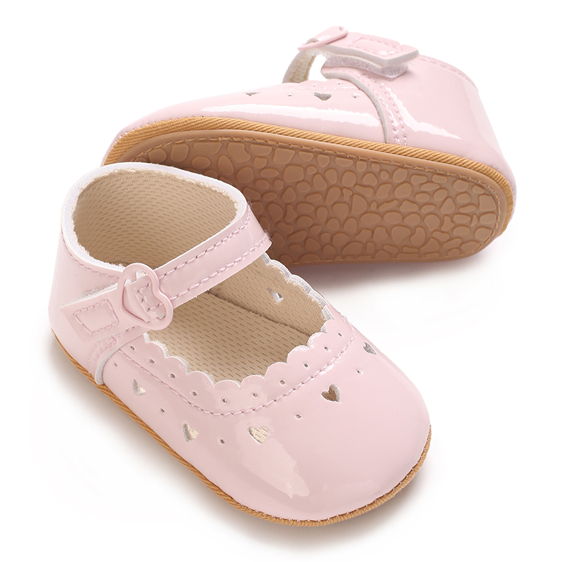 Chaussures Mary Jane à la mode et élégantes, adaptées aux bébés et aux filles de 0 à 1 ans, chaussures de marche légères