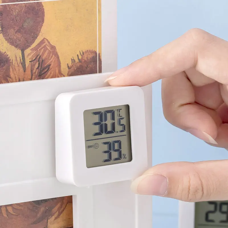 Mini Indoor LCD Digital Thermometer Hygrometer Indoor Room Temperature Humidity Meter Sensor Gauge Weather Station