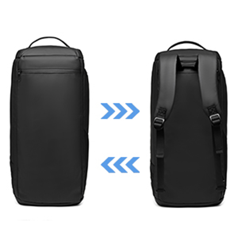 Bolsa de lona esportiva à prova d'água, bolsa de viagem para homens e mulheres durante a noite, separação seca e molhada