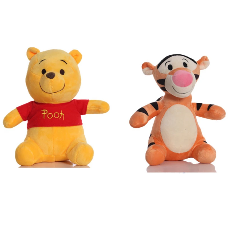 น่ารักการ์ตูนหมี Donkey Tigger Piglet ตุ๊กตาหมูตุ๊กตาสบาย Rag ตุ๊กตานั่ง Little Tiger ของเล่นเด็ก