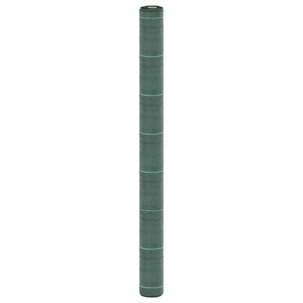 Tela verde para control de malas hierbas, cubierta de suelo de jardín PP de 1,5x5m, estera de paisaje duradera, barrera ecológica para malas hierbas
