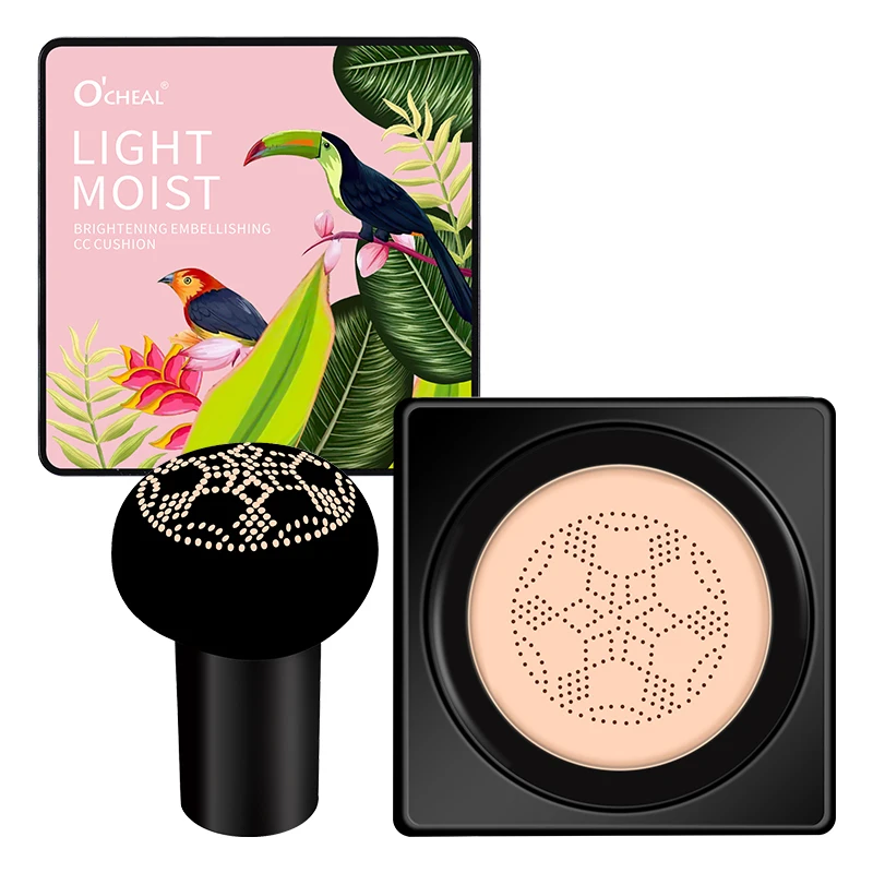 OCHEAL Mushroom Head BB Cream Foundation Cream voor gezichtsmake-up Concealerkussen voor gezichtsbasiscrème Make-upkussen Compact