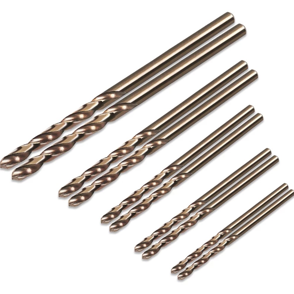 10pcs M35 Cobalt Metal Drill Straight Shank Drill Bit Set Hole Opener Tool For Woodworking Metalworking Accessories