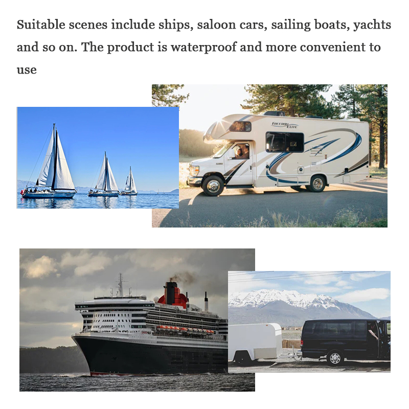 4 Uds 12V barco marino popa LED luz de popa redonda blanco frío lámpara trasera accesorio de yate azul amarillo verde rojo