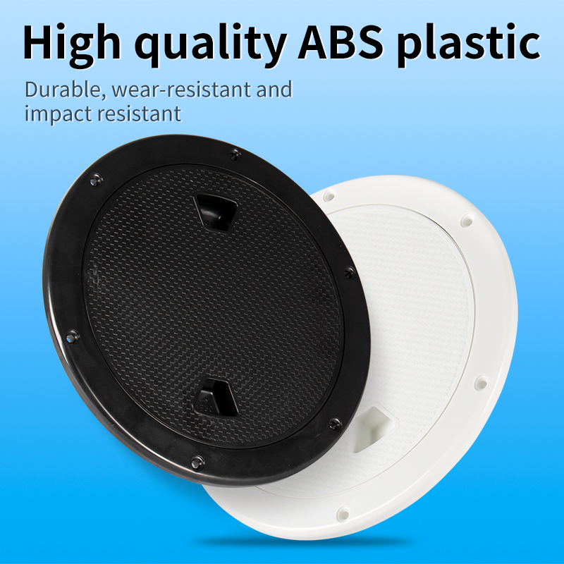 Rodada Inspeção Hatch Deck Cover, antiderrapante, durável, adequado para caiaques, iates oceânicos, atividades ao ar livre, 8"