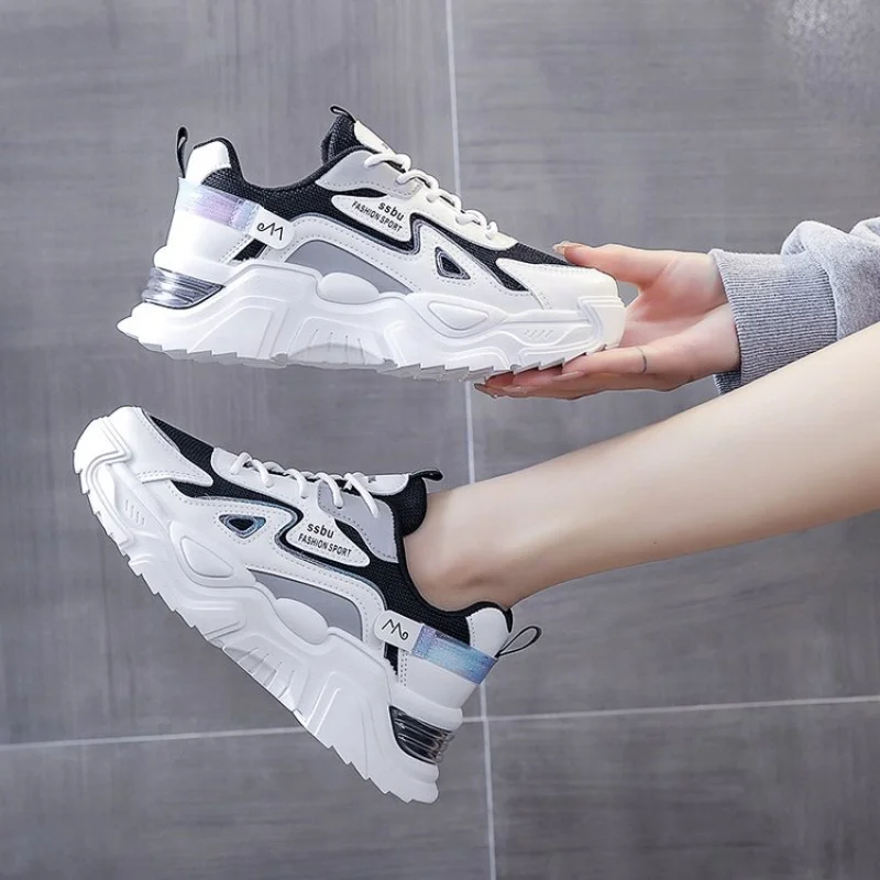 2025 tênis feminino plataforma sapatos planos mulher sapatos verdes formadores casuais senhoraschunky tênis sapatos femininos