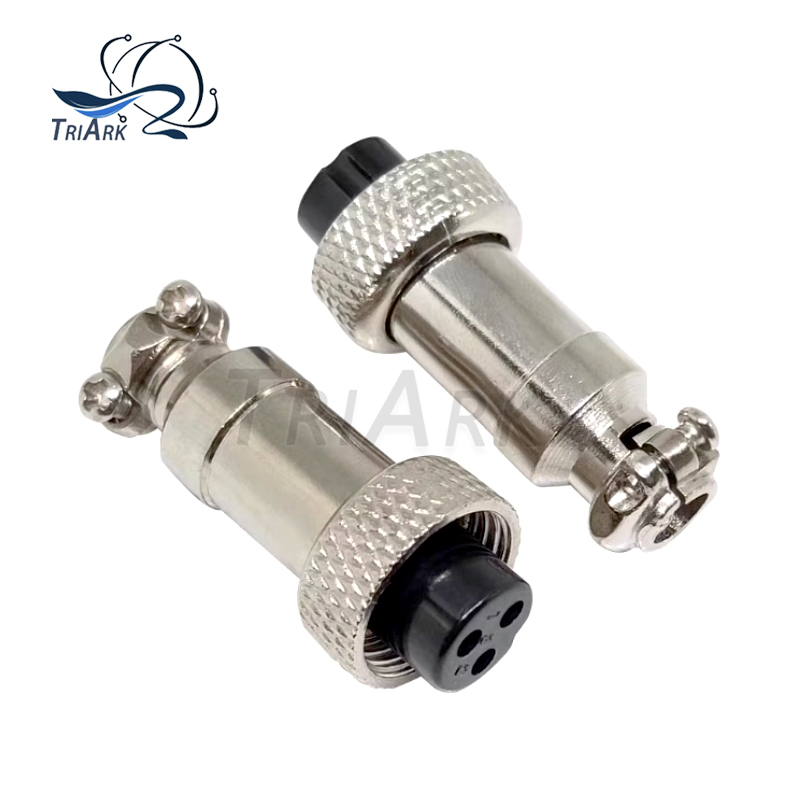 GX12 Aviation Circular Connector GX12-2Pin 3pin 4pin 5pin 6pin 7pin Male Female 12MM M12 Fixed Rear Nut Plug Socket
