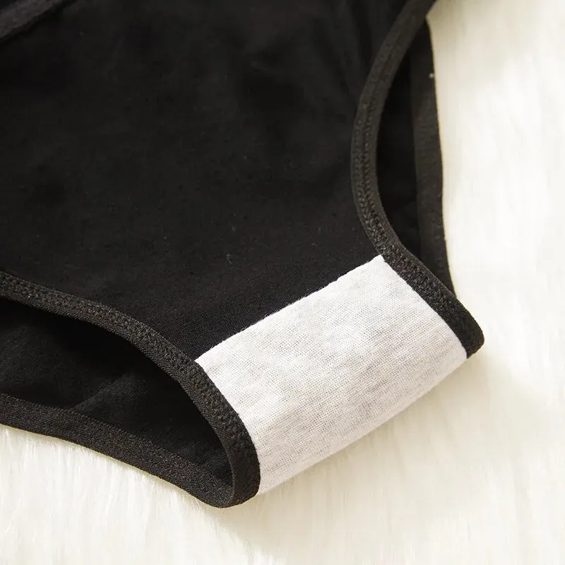 Algodão dos desenhos animados calcinha bonito para as mulheres, underwear curto das meninas, cuecas macias femininas, lingerie sexy, M-XL, senhoras, 5pcs por conjunto