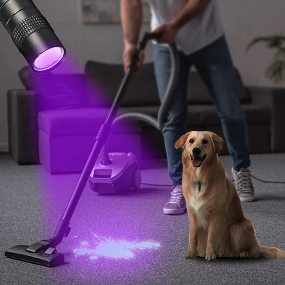 395nm mini lanterna uv luz preta vermelha/branca/uv lanterna portátil ultravioleta detector portátil tocha luz pet