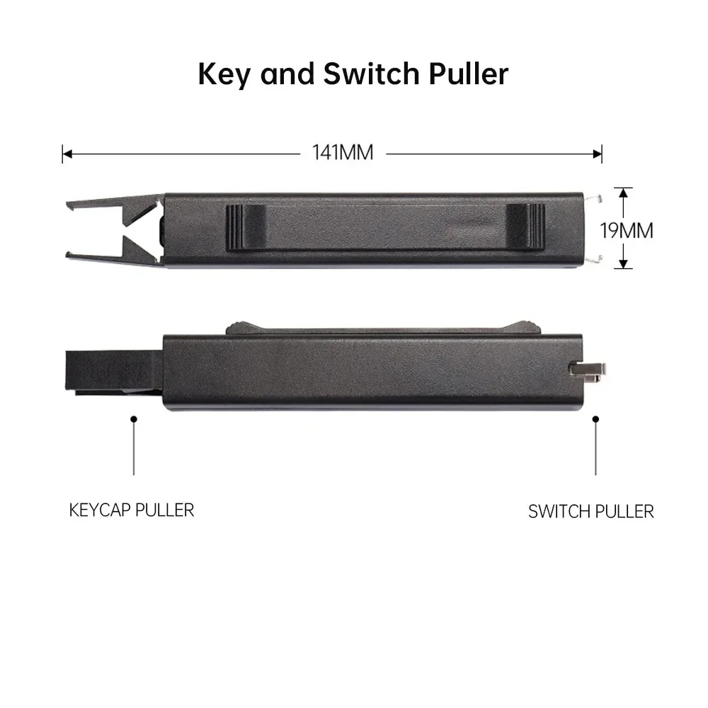 2-in-1-Schalterabzieher, Tastenkappen-Abzieher, Schlüsselschalter, Tastenkappen-Abzieher für mechanische Tastatur, Gaming-Tastatur, Schalter, DIY-Reinigungswerkzeug