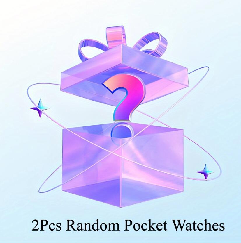 Buy 1 Get 1 Random 2 Pieces Vintage Bronze Pocket Watch, with Necklace Pendant World-Time Feature, Gift Clock For Men and Women