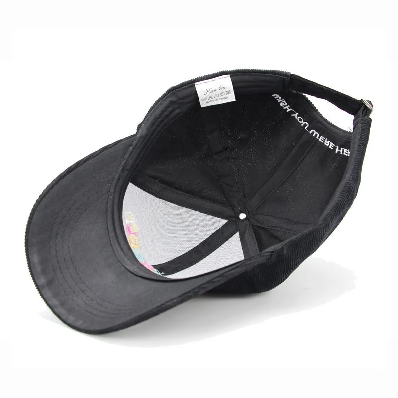 봄 가을 코듀로이 야구 모자 남성 여성 빈티지 ASTROWORLD 편지 수 놓은 모자 남여 조정 가능한 Snapback 힙합 모자