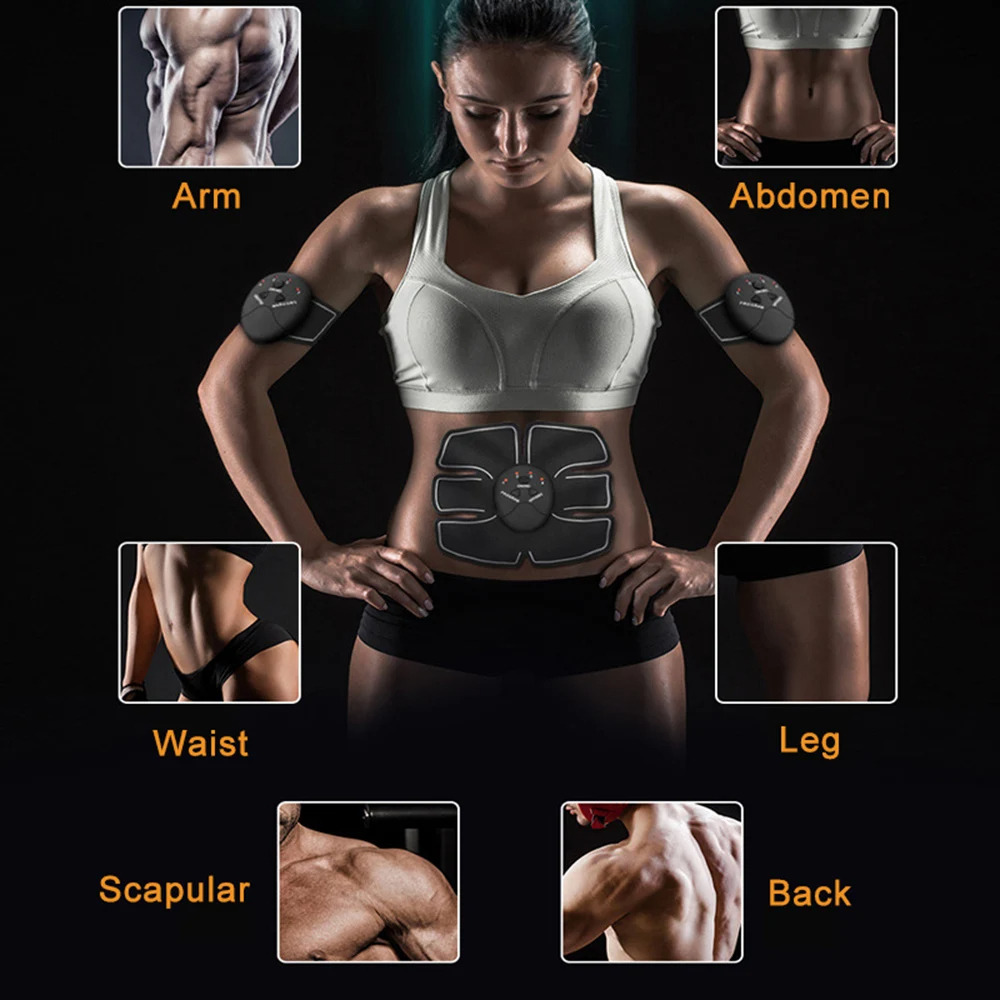 EMS Estimulador muscular abdominal Hip Trainer Estimulador elétrico Home Gym Toner muscular Massageador de emagrecimento