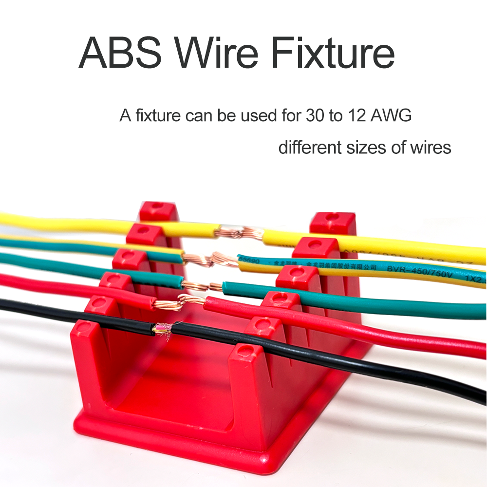 Suporte de fixação de fio abs braçadeira de mesa de soldagem braçadeira fixa banco de soldagem magnética para braçadeira de fio grosso e fino ferramentas de soldagem