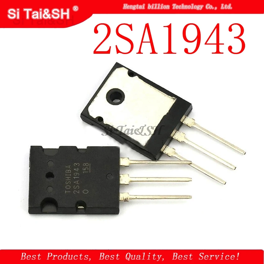 6pcs 2SA1943 2SC5200 = 3 pares (3pcs C5200 + 3pcs A1943) revestimento à prova d'água