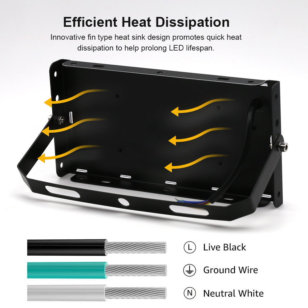 LED-Scheinwerfer 50W 150W 220 W IP65 wasserdicht 240V V Außen scheinwerfer LED-Reflektor Straßen laterne Garten beleuchtung