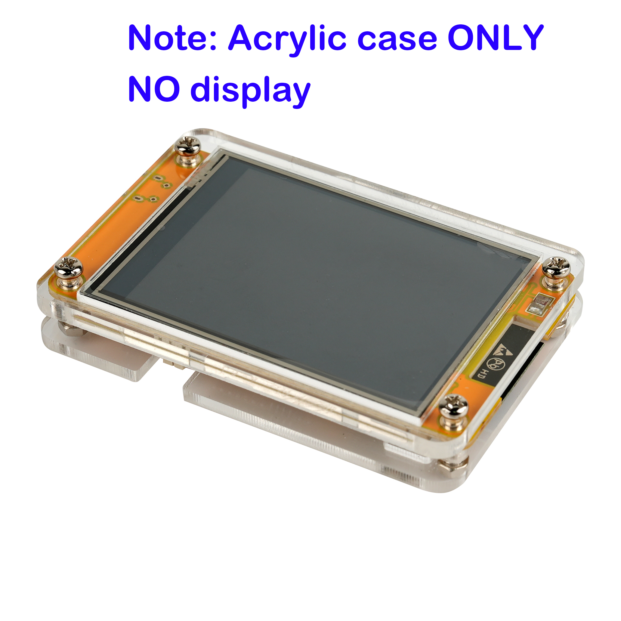 RCmall ESP32-2432S028R Acrylic Case for 2.8-inch Display ESP32 2.8inch TFT Touch Screen JC2432W328C ( Acrylic Case Only )