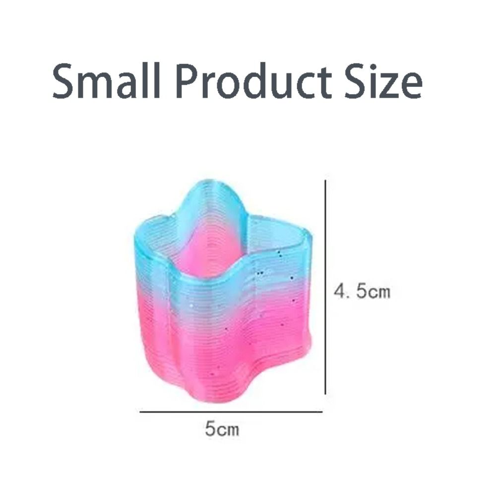 5 шт., детский пластиковый пружинный спираль