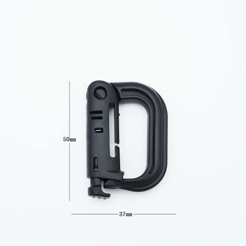 5PC Kunststoff Schäkel Karabiner D-ring Clip Molle Gurtband Rucksack Schnalle Snap Lock Grimlock Multi Outdoor Wandern Camping ausrüstung