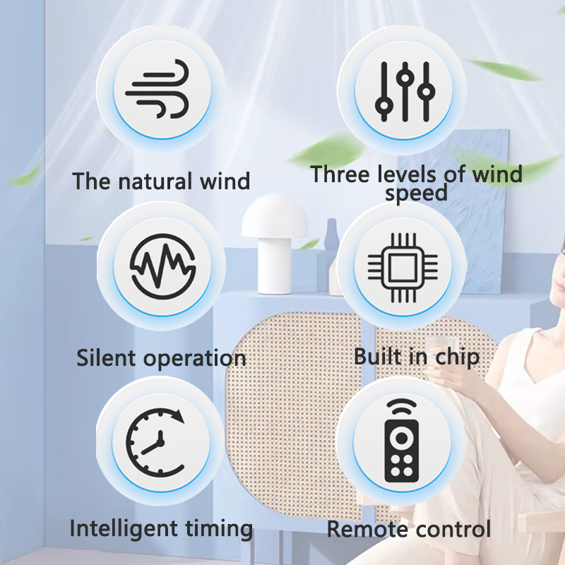 Smart 3-in-1 Ceiling Fan with Remote Control Lighting Lamp E27 Converter Base 85-265V Lighting Base for Bedroom and Living Room