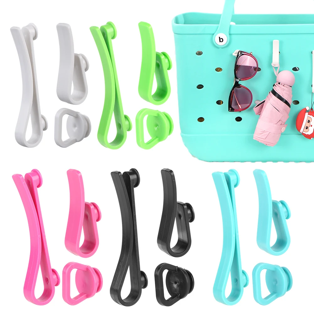 3 pezzi/set ganci in plastica multiuso inserti ganci per ciondoli portachiavi universale organizzatore per borsa tote Bogg