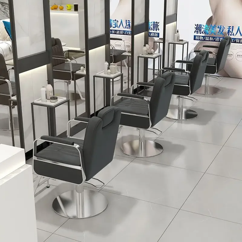 Parrucchiere Salone di bellezza Poltrone da barbiere Poltrone da parrucchiere rotanti Sgabelli Altezza regolabile Silla De Barbero Acconciatura Capelli