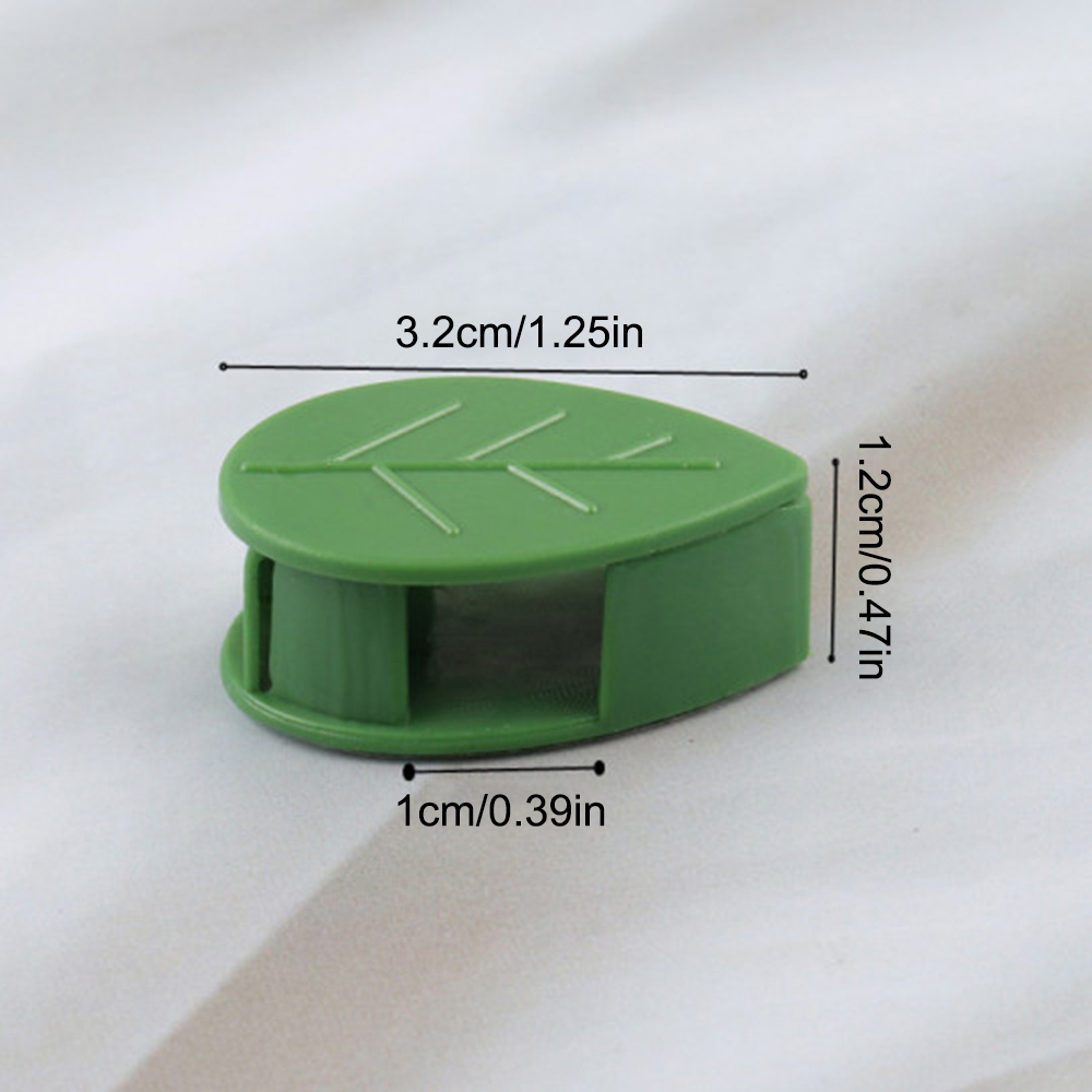 10/20/30 Uds planta trepadora fijador de pared tipo hoja planta verde dispositivo de fijación Invisible Clip de vid sujetador Snap tracción forma