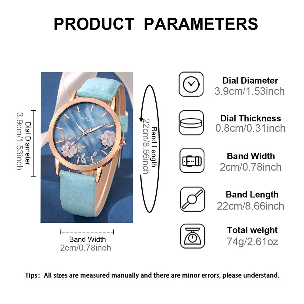 Relojes con correa de cuero informal para mujer, conjunto de billetera y gafas simples, relojes de pulsera de cuarzo a la moda, conjunto de vestido, Montre Femme