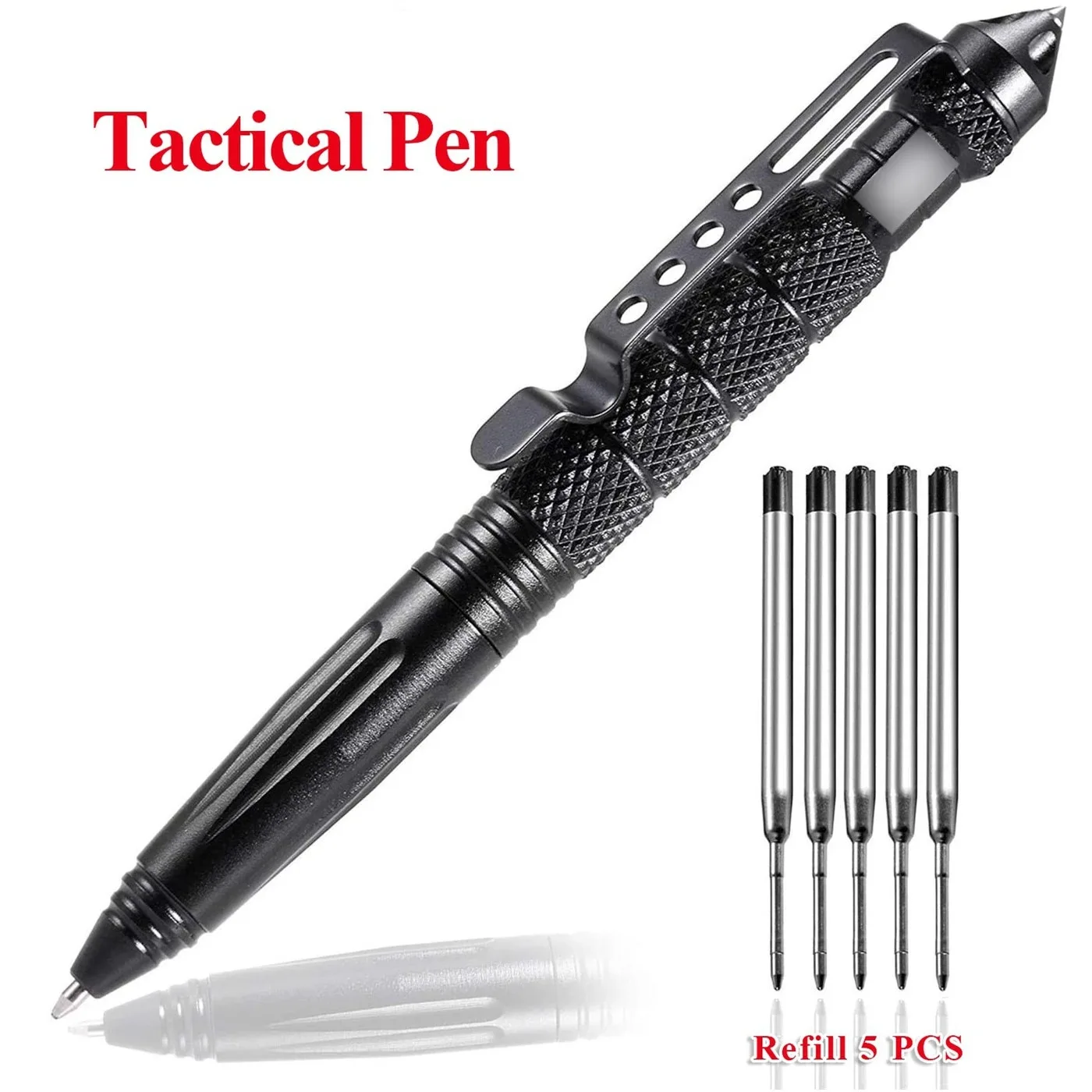 Draagbare Tactische Pen Zelfverdedigingspen Luchtvaart Aluminium Noodglasbreker Pen Beveiliging Survival EDC Multitool
