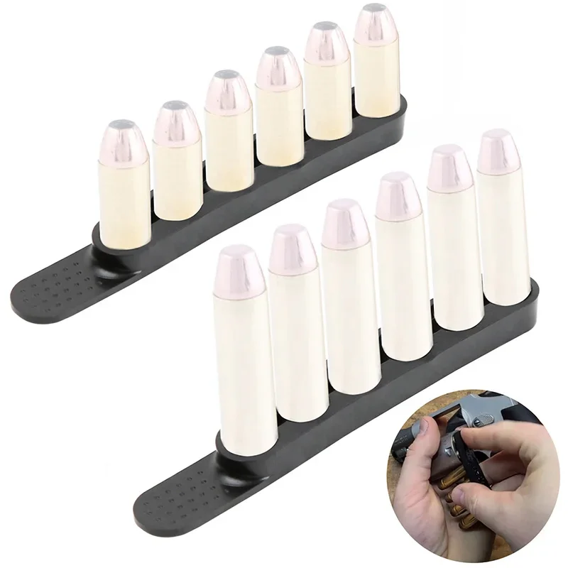 For Speed Strip For Revolver .38 .357 Caliber Fast Load 6 Rounds Bullet in Waist Bag Hunting Accessories