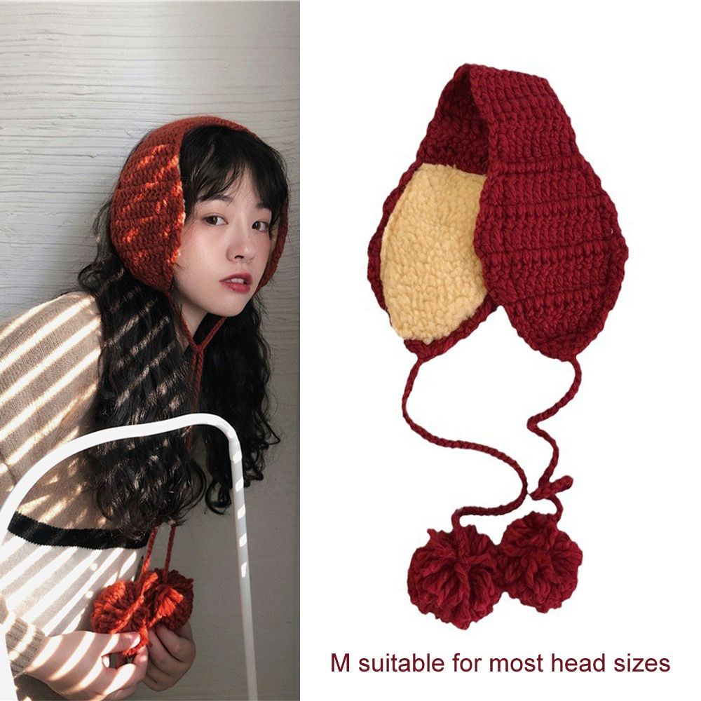 Cache-oreilles en peluche de style coréen fait à la main pour femme, cache-oreilles doux et chauds, cache-oreilles JK avec tout, document solide, ski et équitation, hiver, Y2k