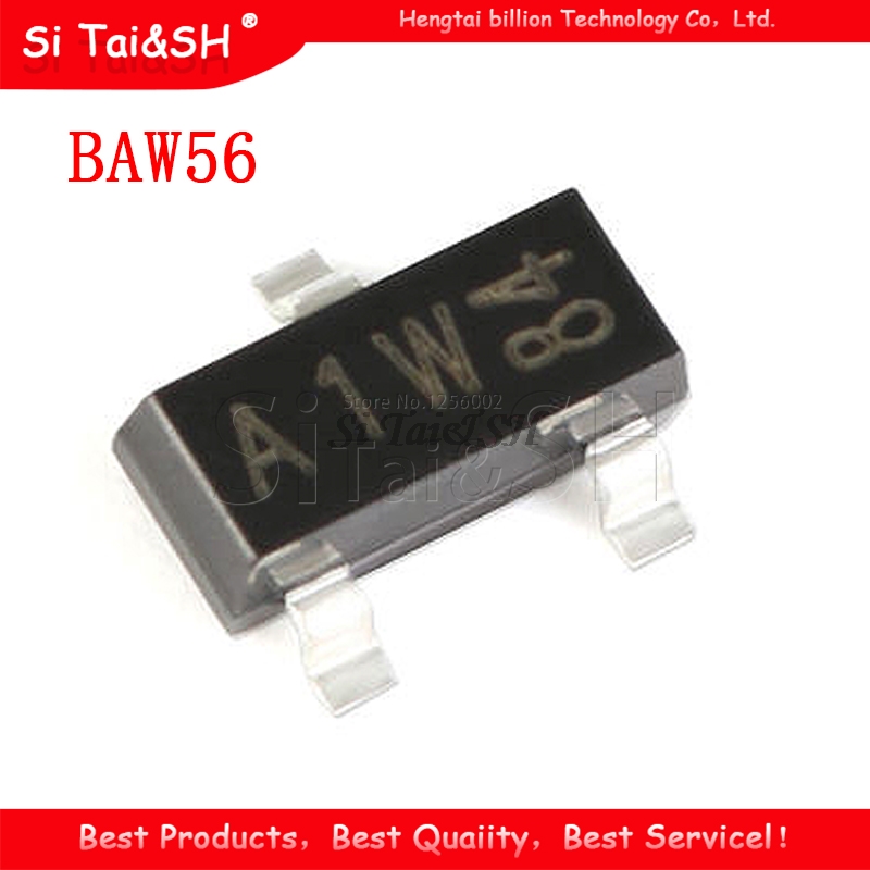 Si Tai&SH 100 Stück BAW56 SOT-23 A1 A1t SOT23 Neues Original-Datensystem